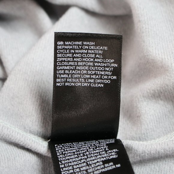 The North Face Sweater Mens Gray Large Quarter Zip Fleece Jacket Pullover - Picture 11 of 12